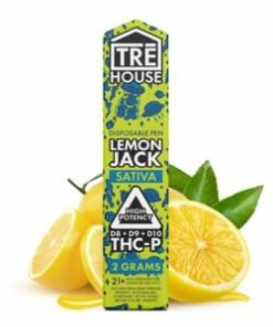 Delta 8 Vape Pen + D9 + D10 + THC-P – Lemon Jack – Sativa 2g